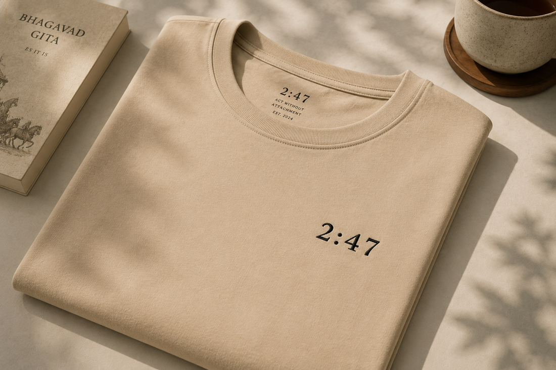 How Bhagavad Gita 2.47 Inspired a Modern Apparel Brand
